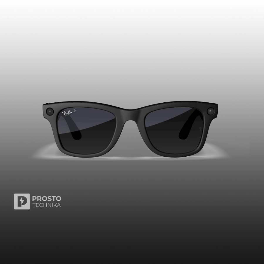 Ray-Ban Wayfarer (Gen 1) Матовый Чёрный с Градиентно-Графитовыми Линзами (Matte Black/Gradient Graphite)